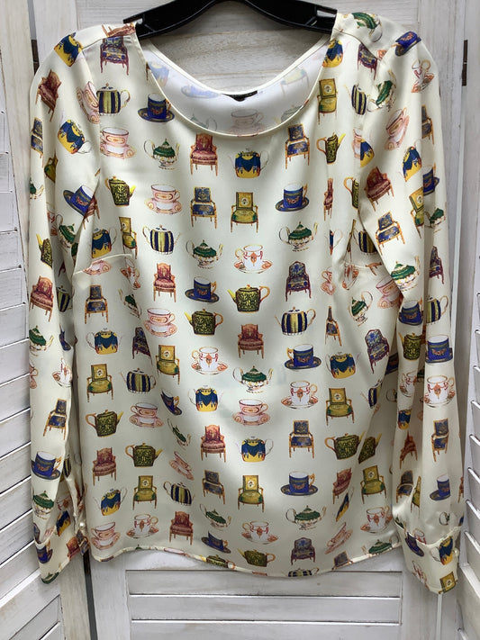 Multi-colored Top Long Sleeve Talbots, Size Xs