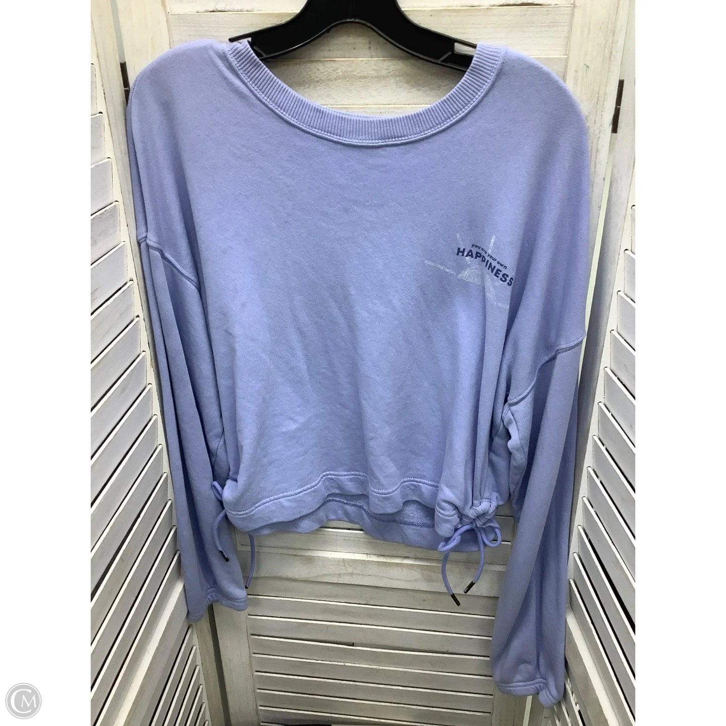 Sweatshirt Crewneck By Aerie In Light Blue, Size: S