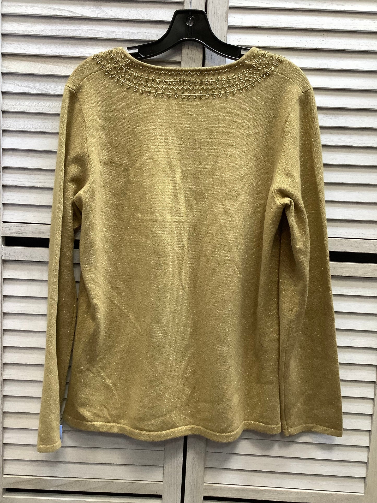 Sweater By Jones New York In Tan, Size: Xl