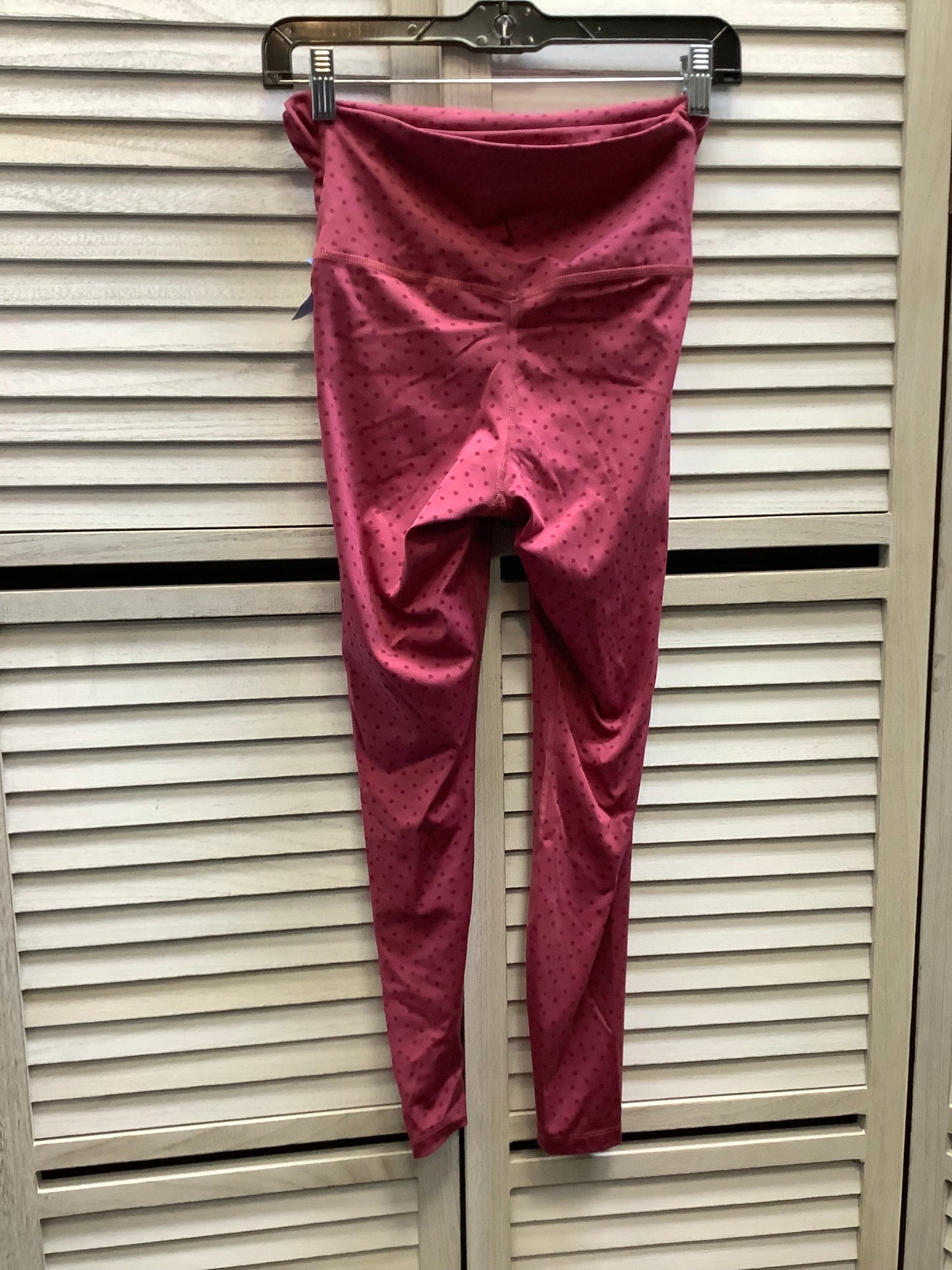 Athletic Leggings By Nike In Pink, Size: S