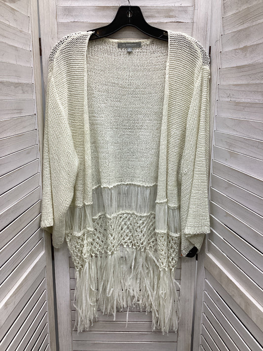 Cardigan By Ny Collection In Off White, Size: Xl