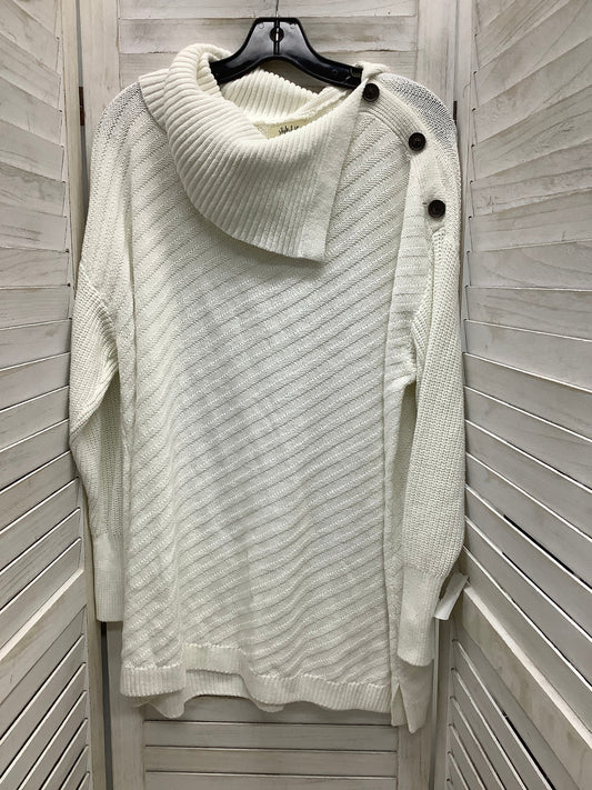 Sweater By Style And Company In White, Size: 2x