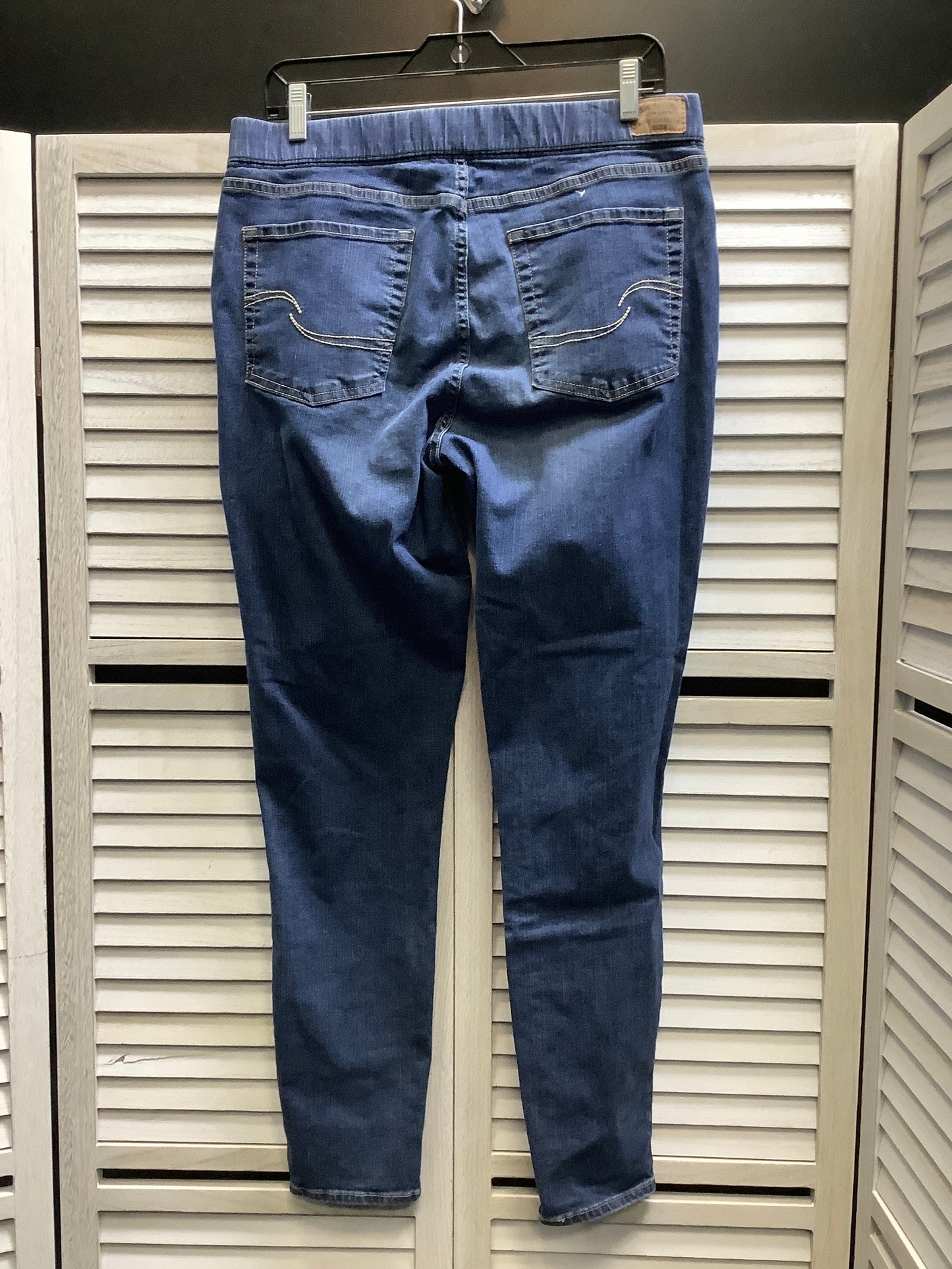 Jeans Skinny By Levis In Blue Denim, Size: 10