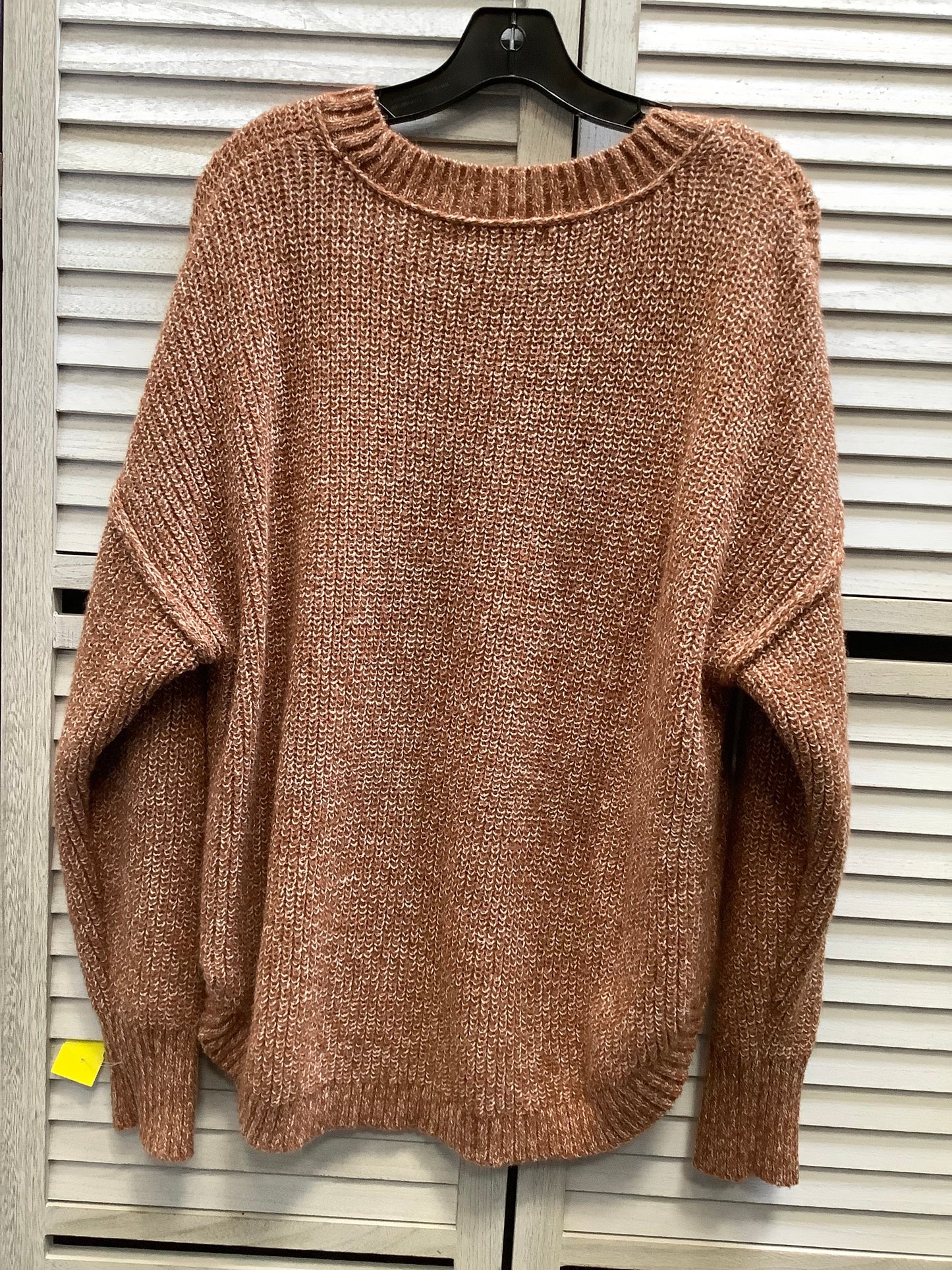 Sweater By So In Orange, Size: 1x