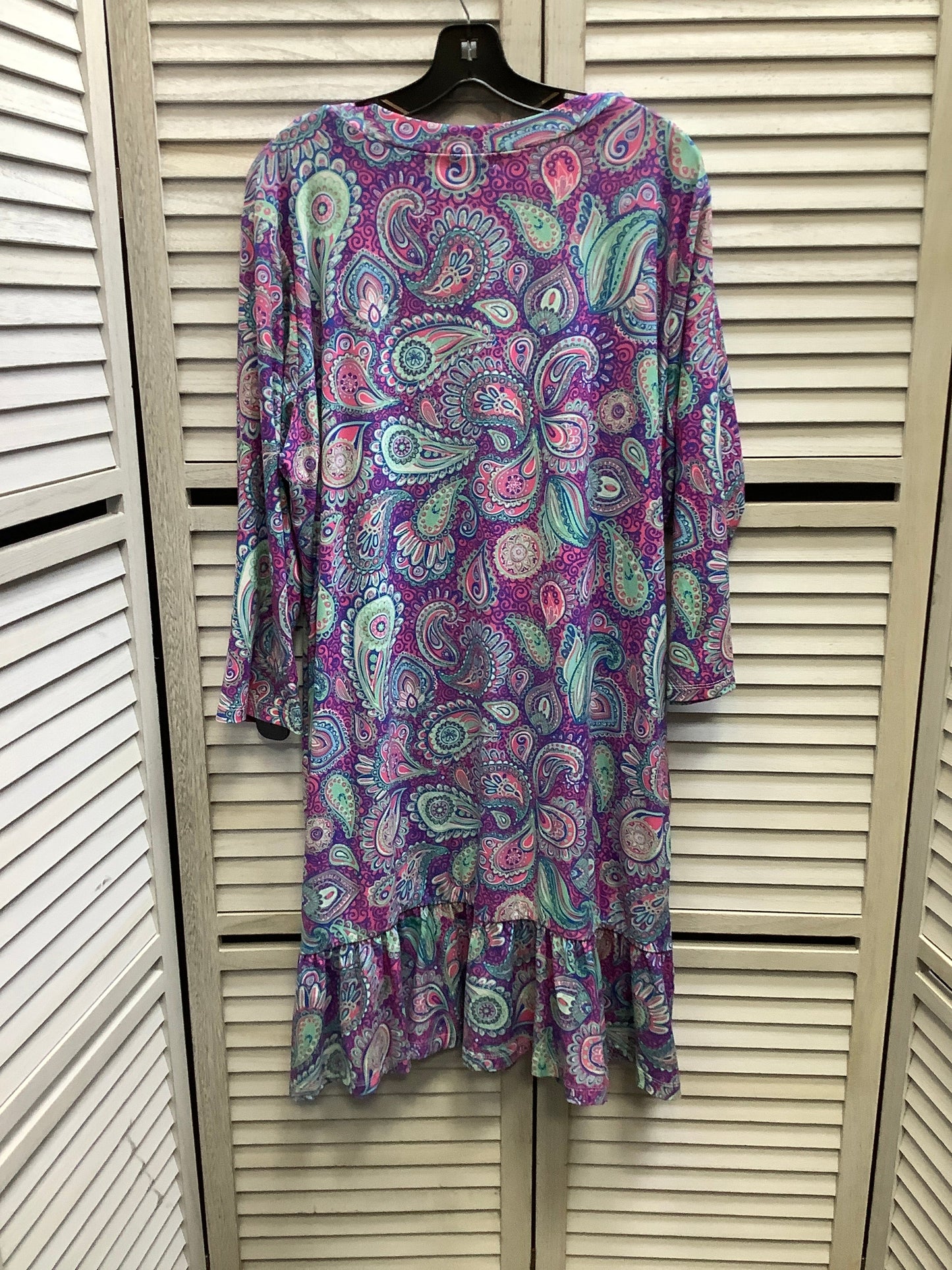 Dress Casual Maxi By Simply Southern In Multi-colored, Size: Xxl