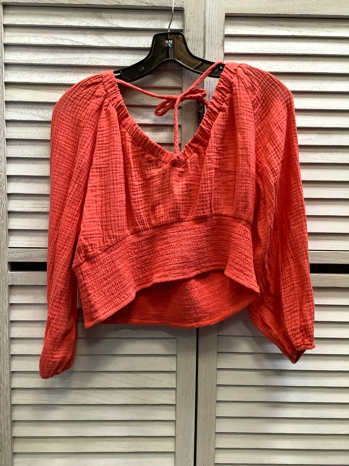 Top Long Sleeve By So In Red, Size: Xl