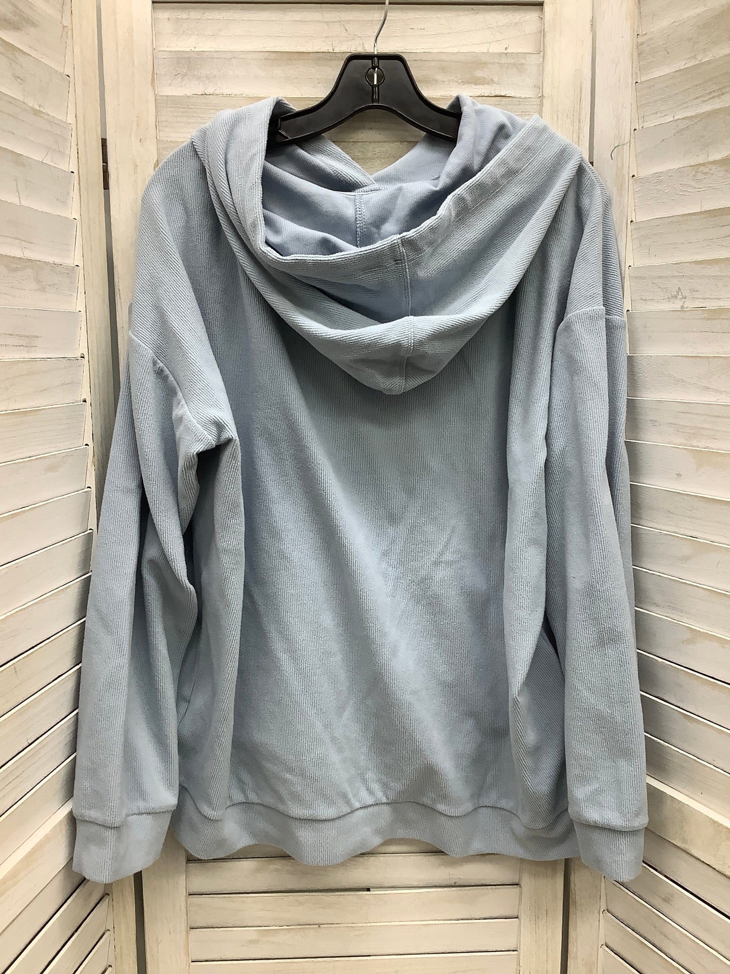 Sweatshirt Hoodie By Marc New York In Blue, Size: Xxl