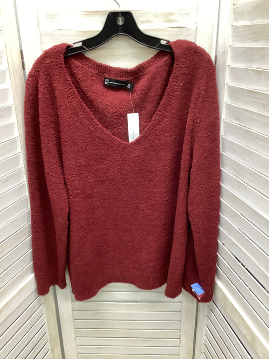 Sweater By New York And Co In Red, Size: Xxl