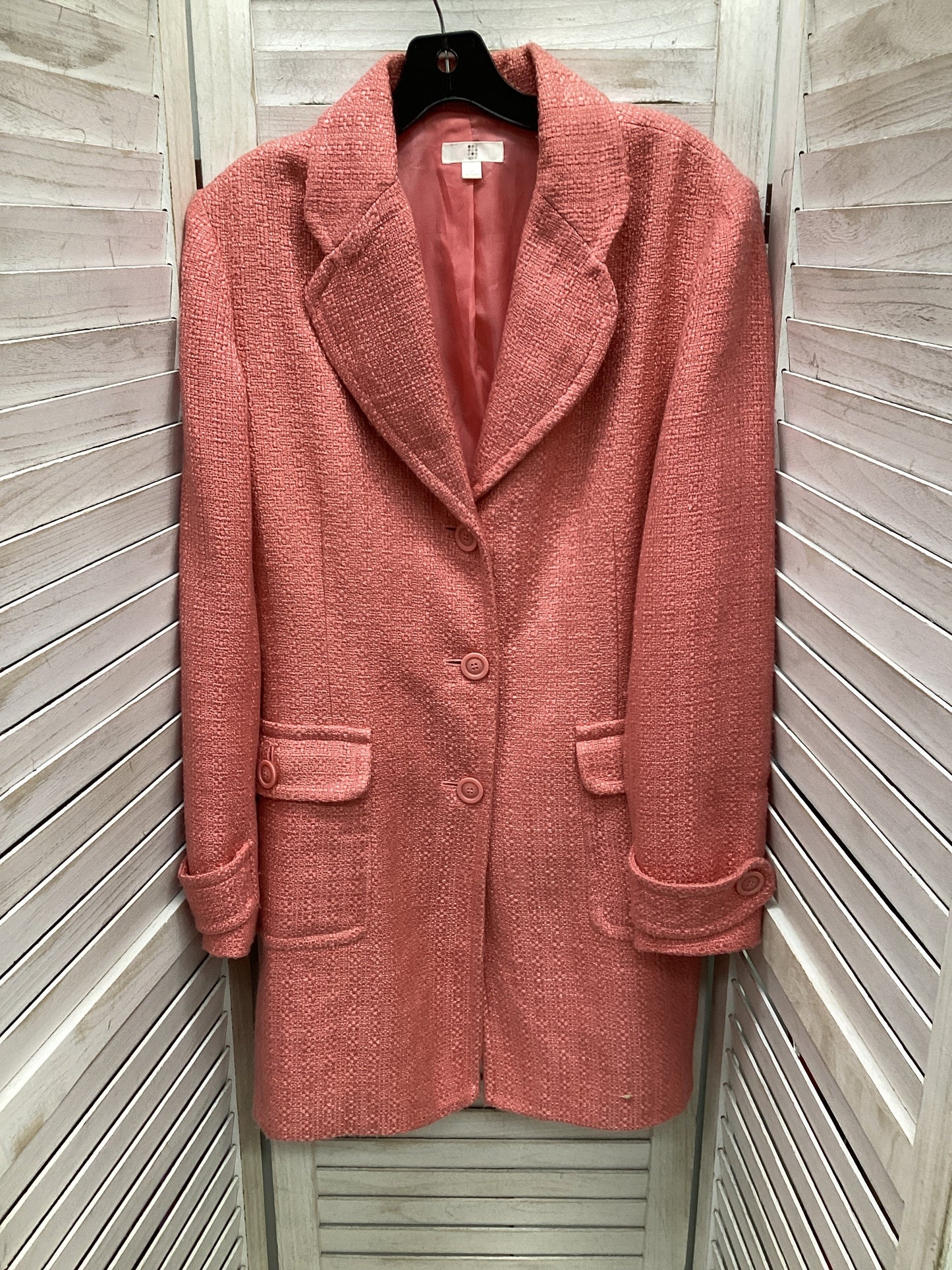 Blazer By Apt 9 In Pink, Size: 12