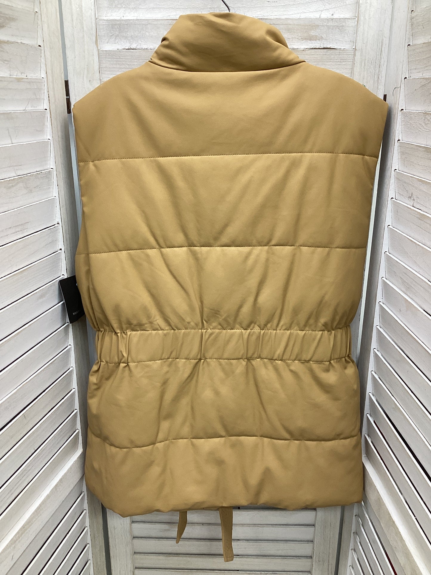 Vest Puffer & Quilted By Marc New York In Tan, Size: L