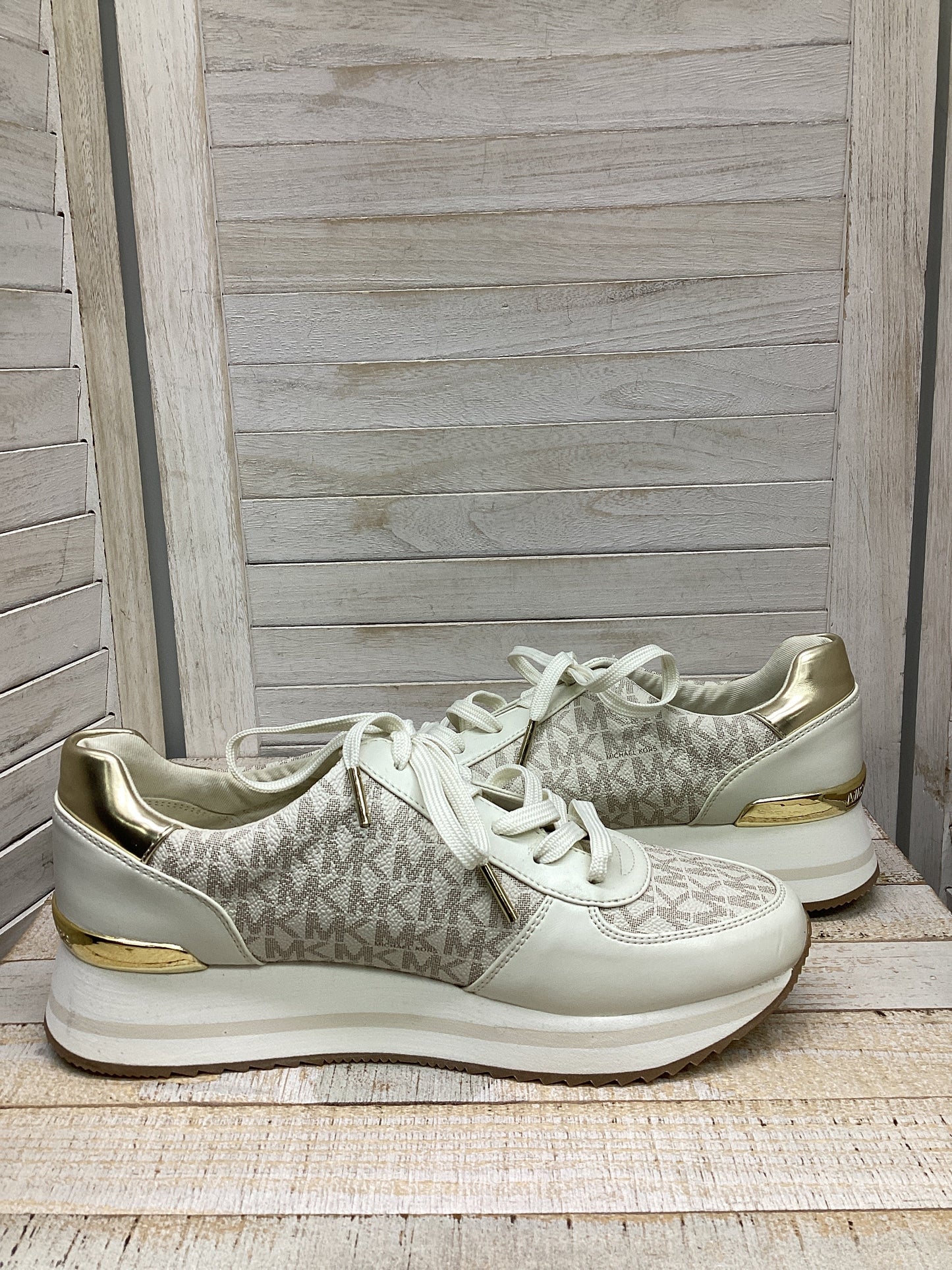 Shoes Sneakers By Michael By Michael Kors In White, Size: 9