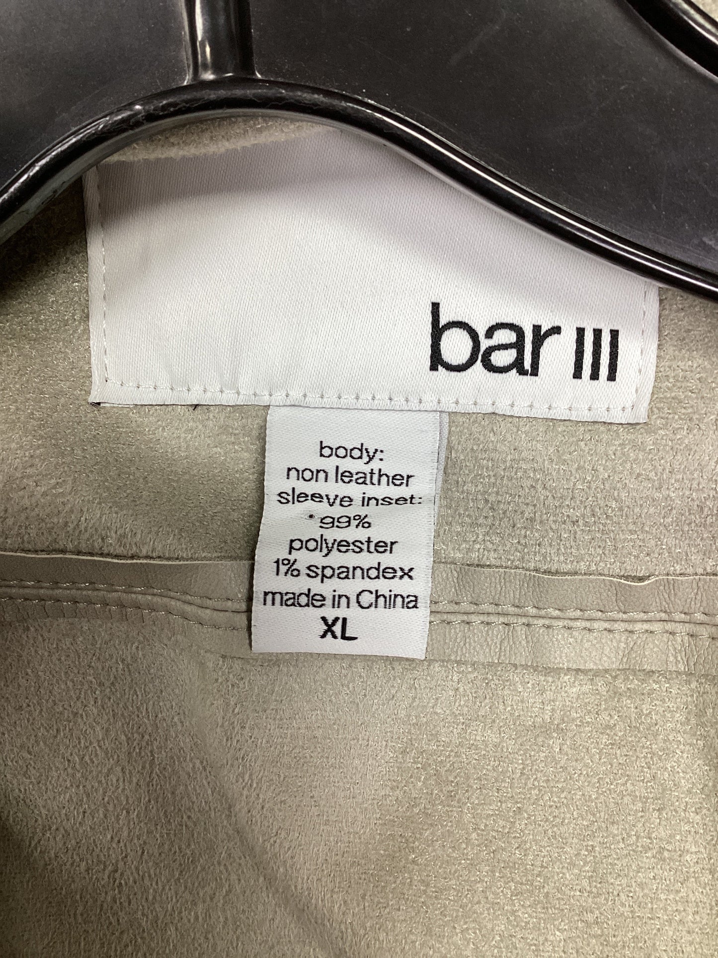 Jacket Other By Bar Iii In Tan, Size: Xl