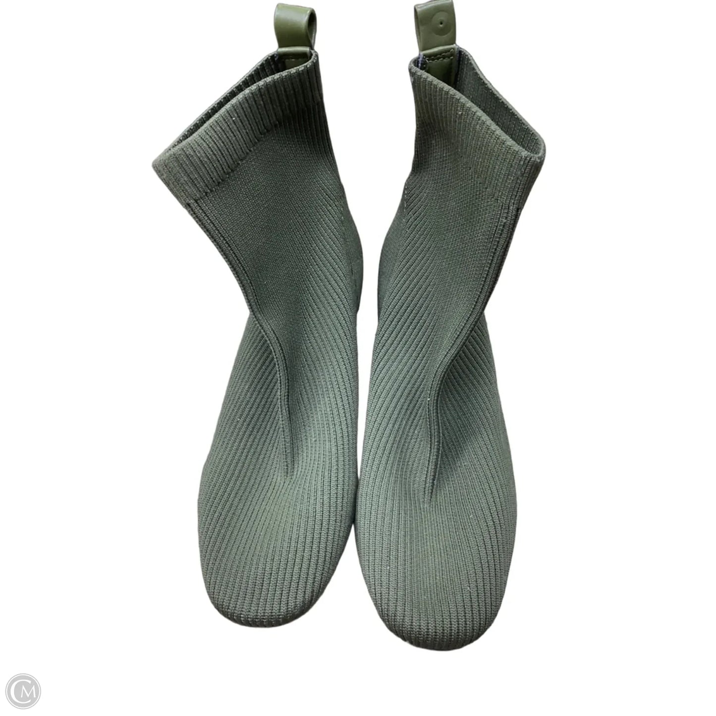 Boots Ankle Heels By Joie In Green, Size: 9