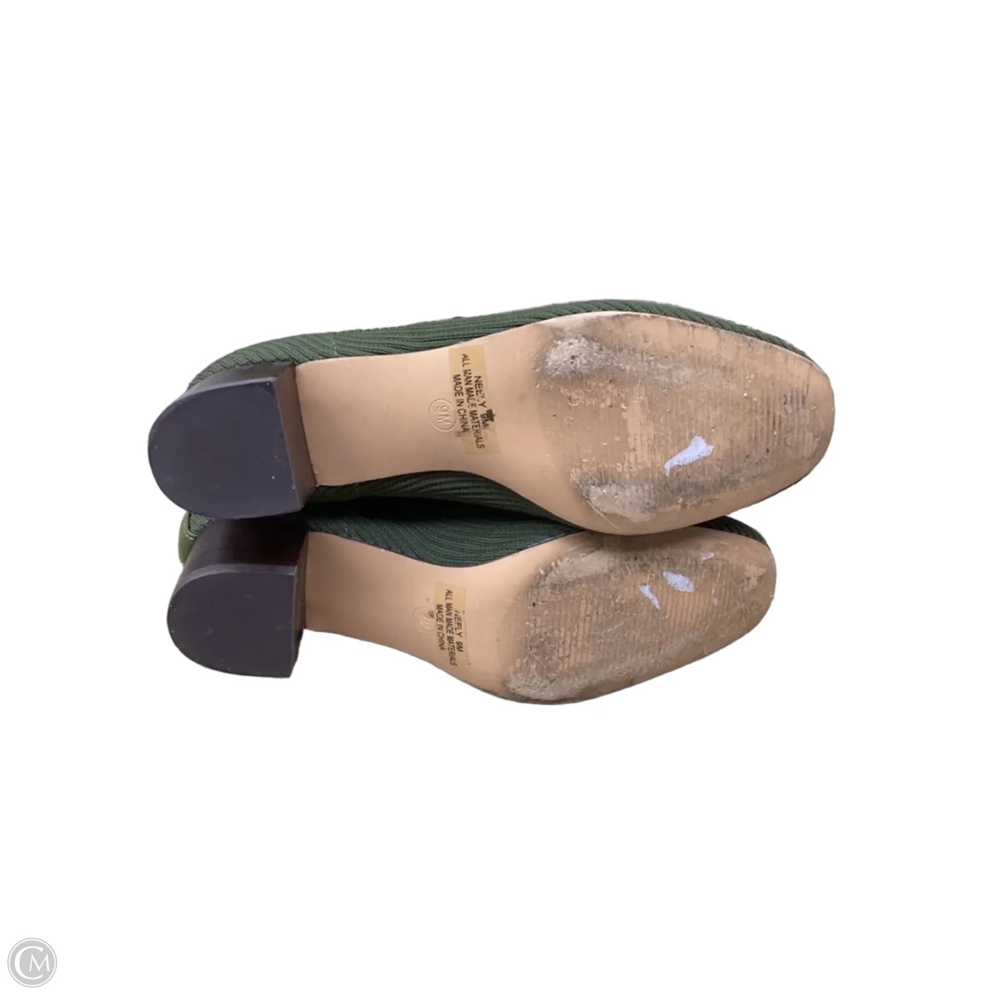 Boots Ankle Heels By Joie In Green, Size: 9