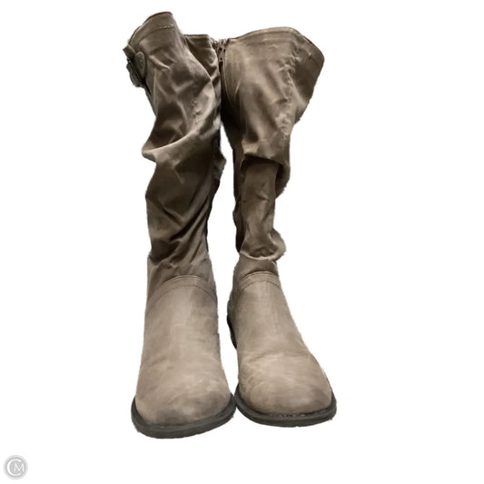Boots Knee Flats By White Mountain In Tan, Size: 11