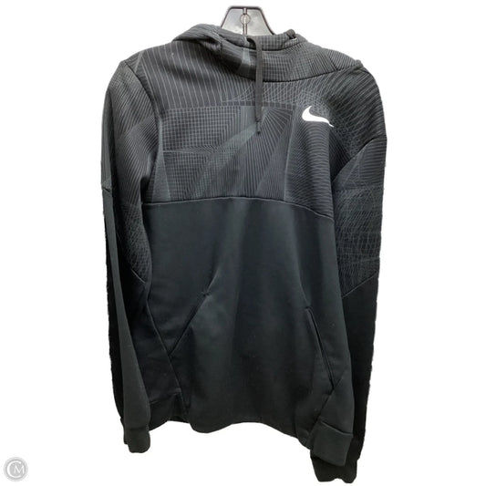 Sweatshirt Hoodie By Nike In Black, Size: S