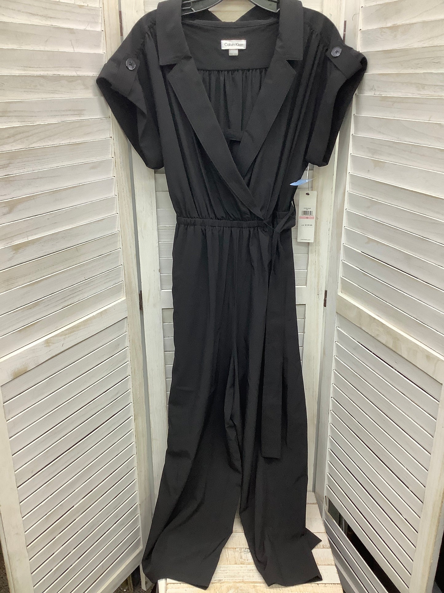 Jumpsuit By Calvin Klein In Black, Size: 10