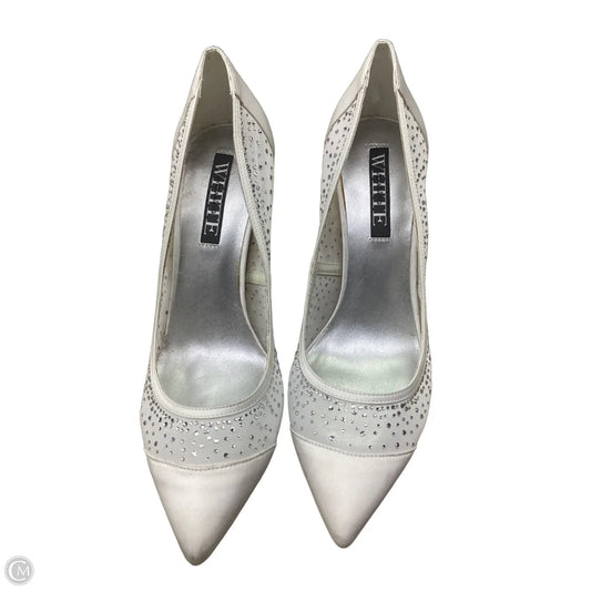 Shoes Designer By Vera Wang In White, Size: 10