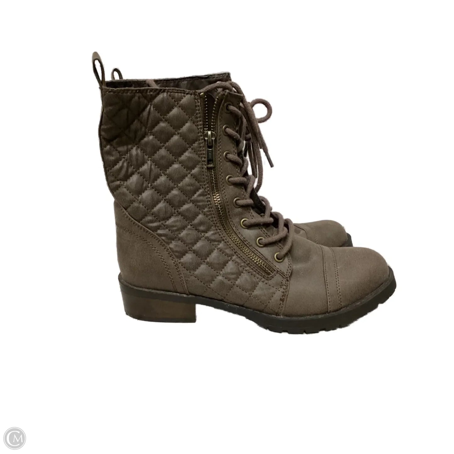 Boots Ankle Flats By Mossimo In Brown, Size: 8.5