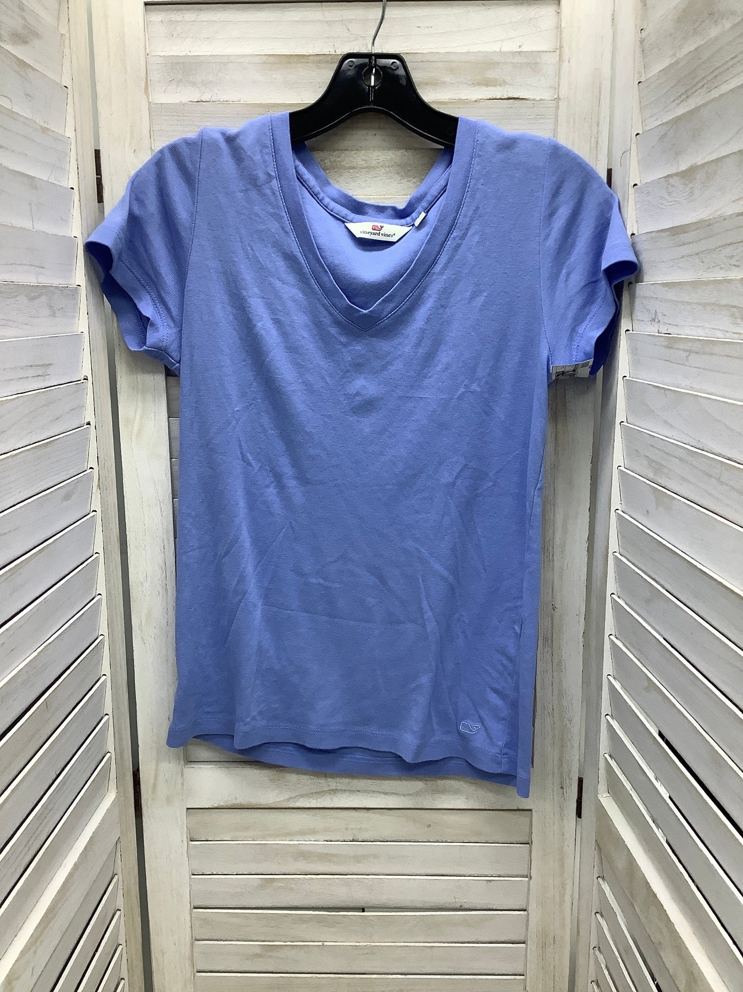 Top Short Sleeve By Vineyard Vines In Blue, Size: S