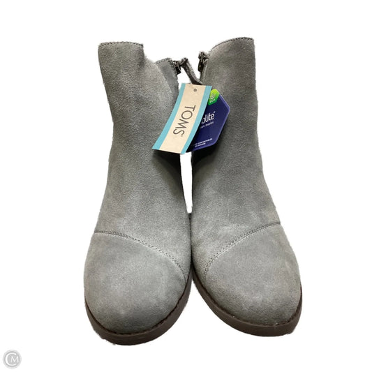 Boots Ankle Heels By Toms In Grey, Size: 9
