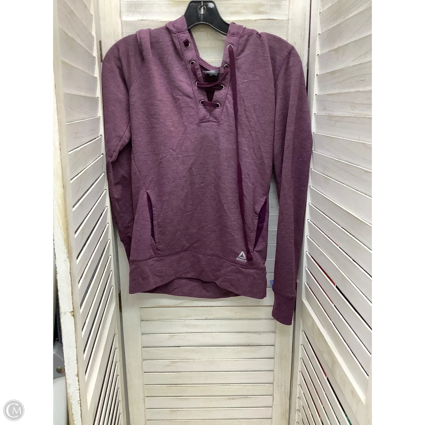 Sweater By Reebok In Purple, Size: Xs