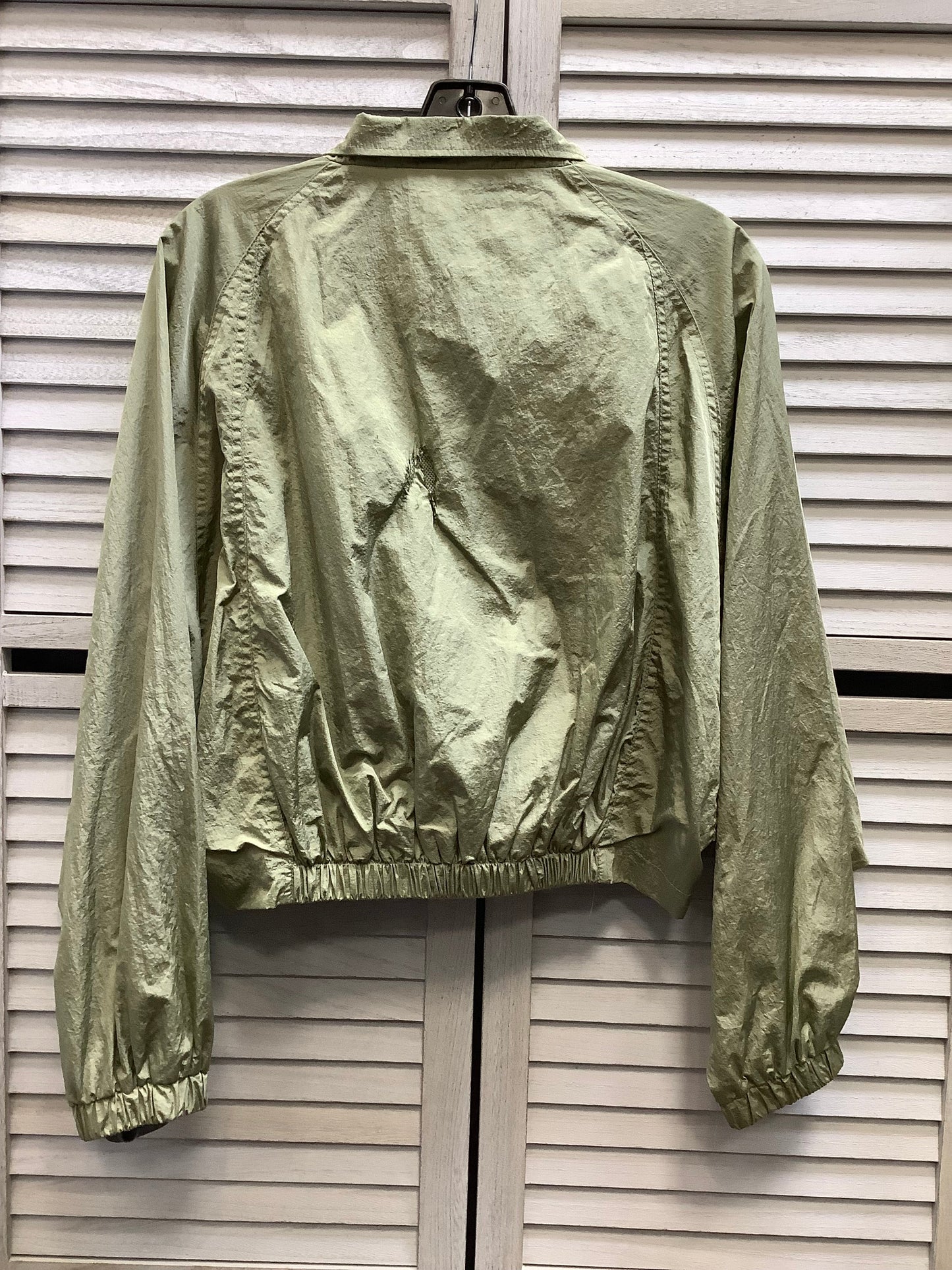 Coat Raincoat By Forever 21 In Green, Size: S