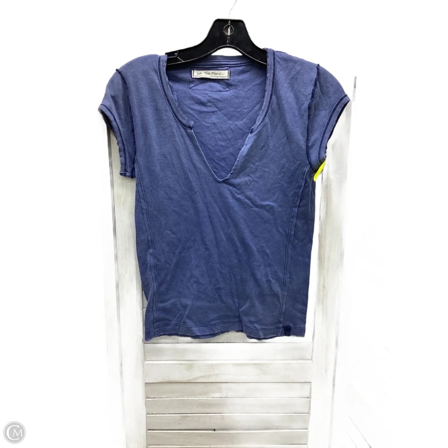 Top Short Sleeve By We The Free In Blue, Size: Xs
