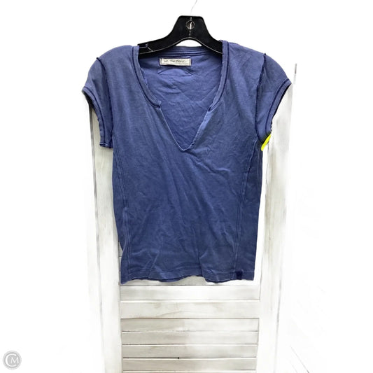 Top Short Sleeve By We The Free In Blue, Size: Xs