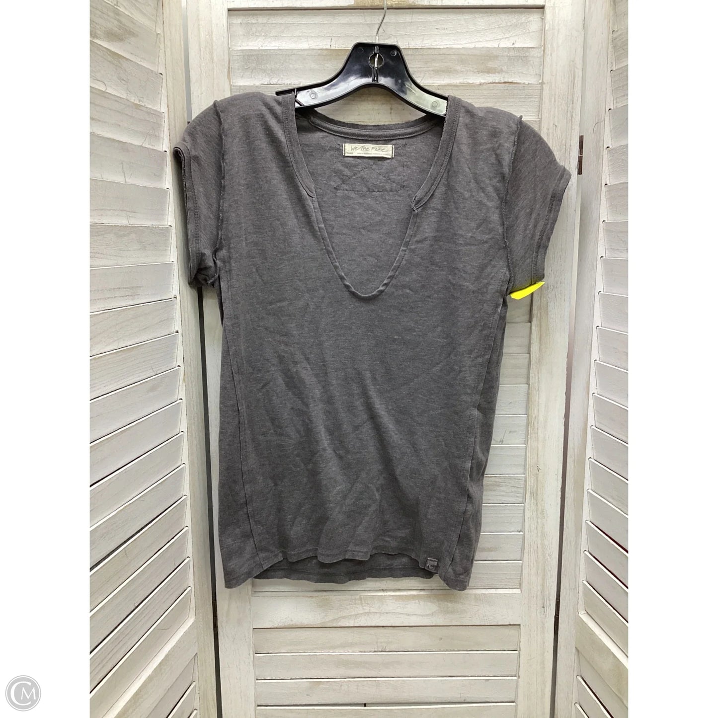 Top Short Sleeve By We The Free In Grey, Size: S