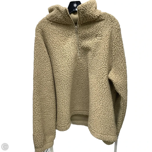 Jacket Faux Fur & Sherpa By Champion In Tan, Size: Xl