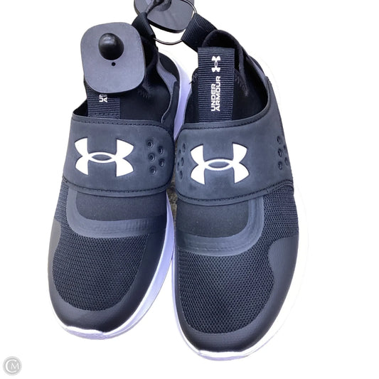 Shoes Sneakers By Under Armour In Black & White, Size: 8