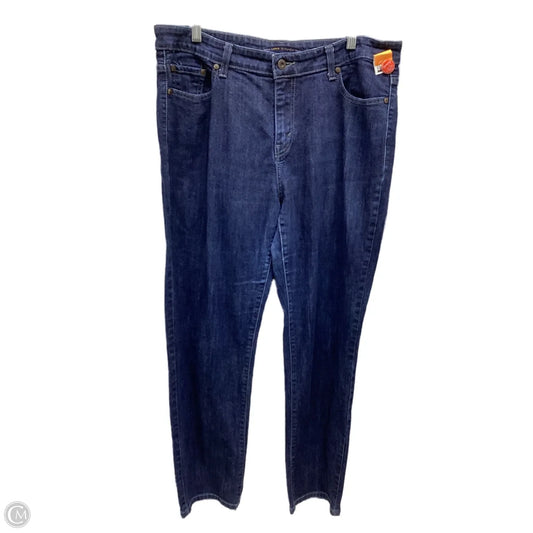 Jeans Skinny By Levis In Blue Denim, Size: 14