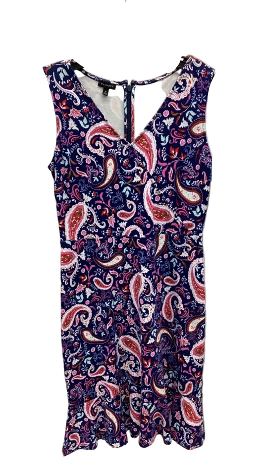 Dress Casual Midi By Talbots In Paisley Print, Size: M
