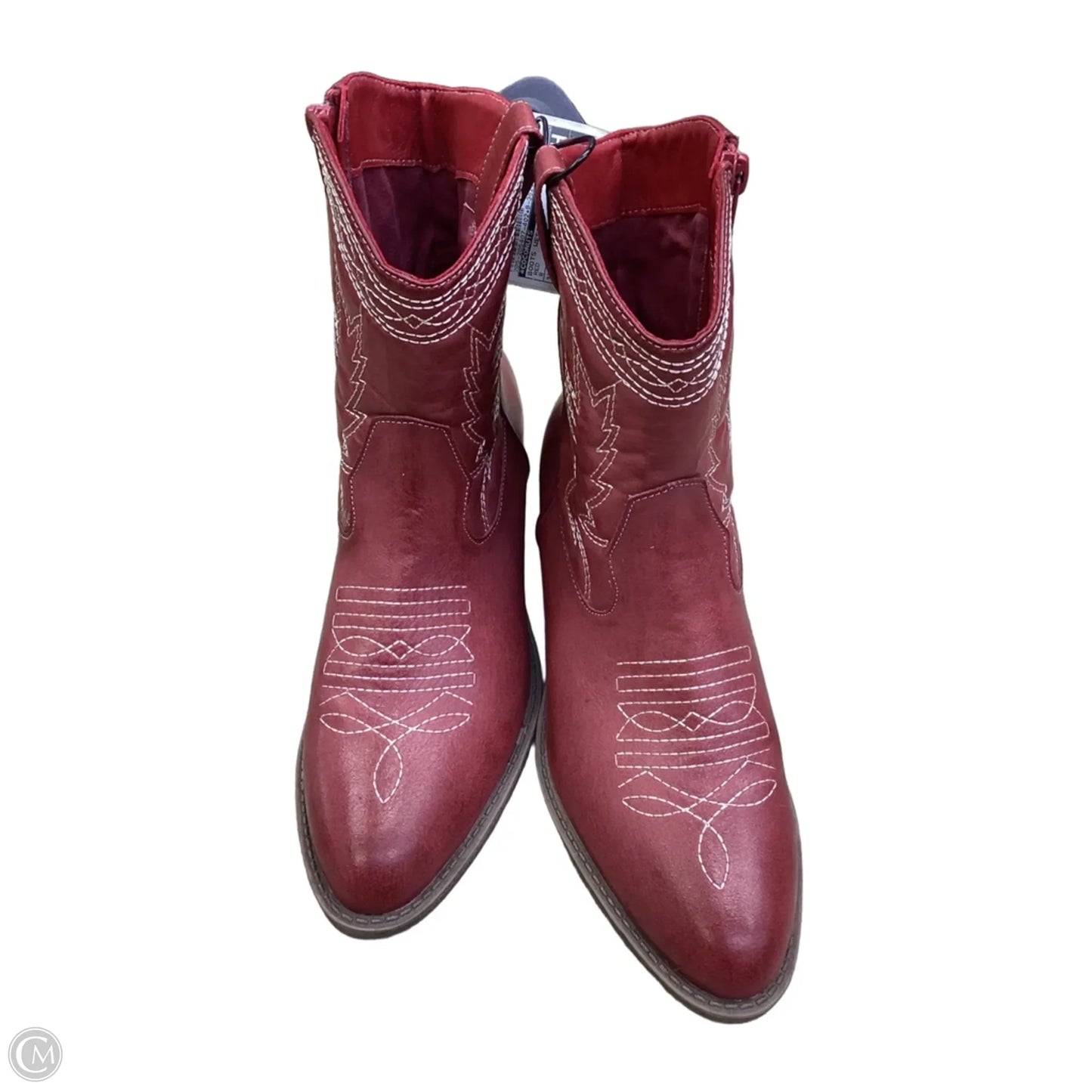 Boots Western By Coconuts In Red, Size: 8