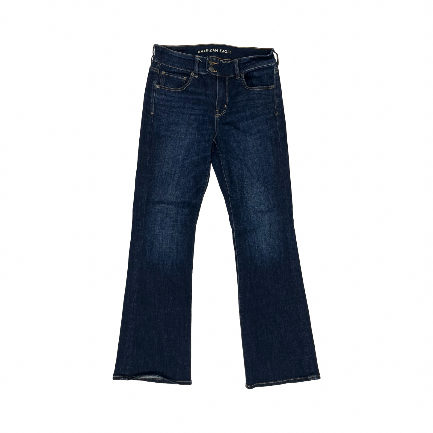 Jeans Flared By American Eagle In Blue Denim, Size:10