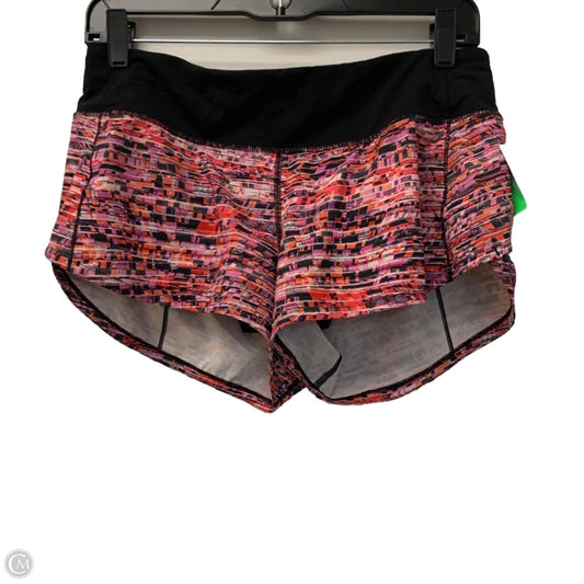 Athletic Shorts By Lululemon In Pink, Size: S