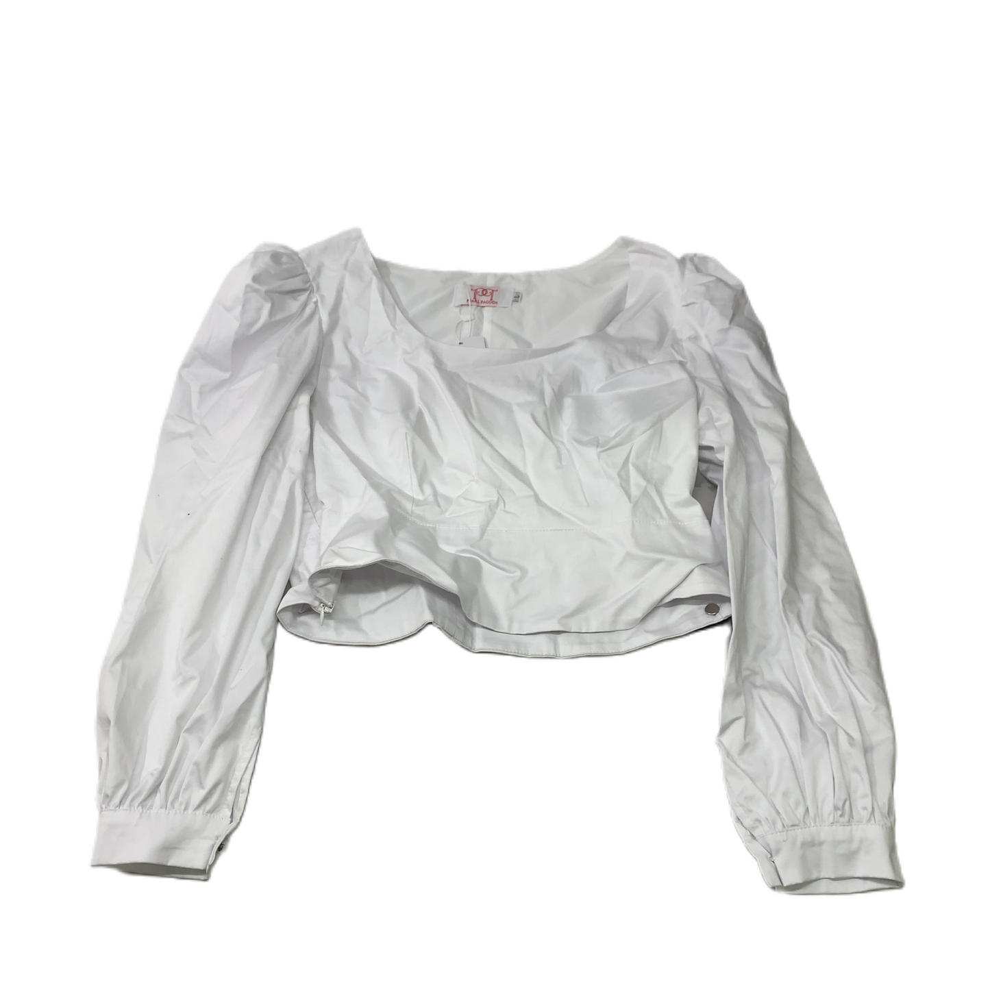 White  Top Long Sleeve By Cmc  Size: L