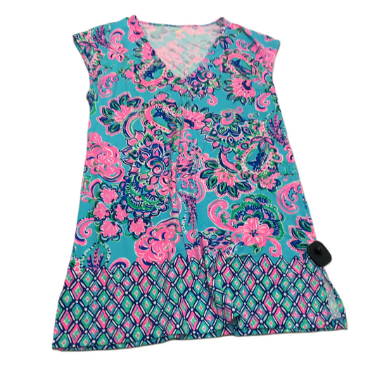 Blue & Pink  Dress Designer By Lilly Pulitzer  Size: S