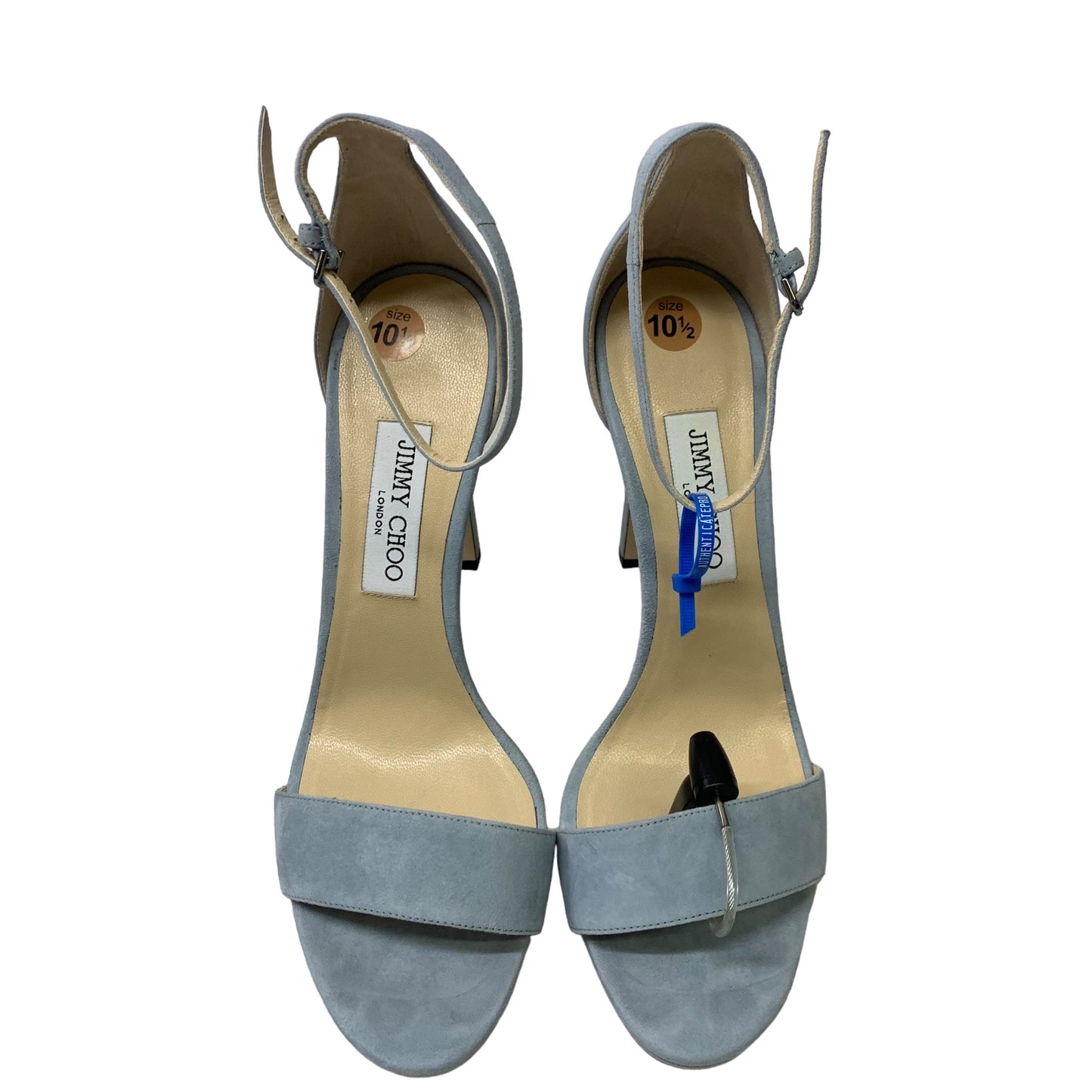 Blue Sandals Luxury Designer Jimmy Choo, Size 10.5