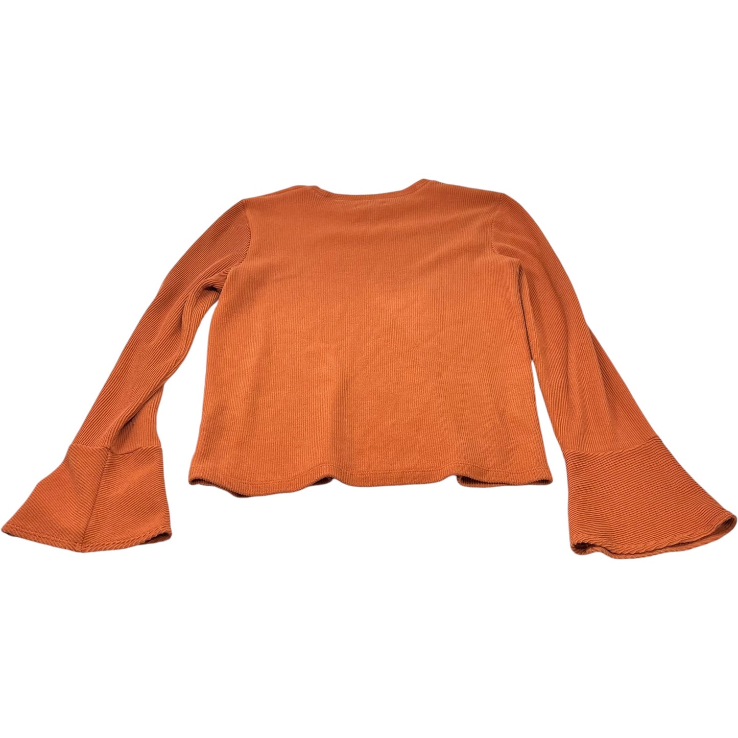 Top Long Sleeve By Madewell In Orange, Size: Xl