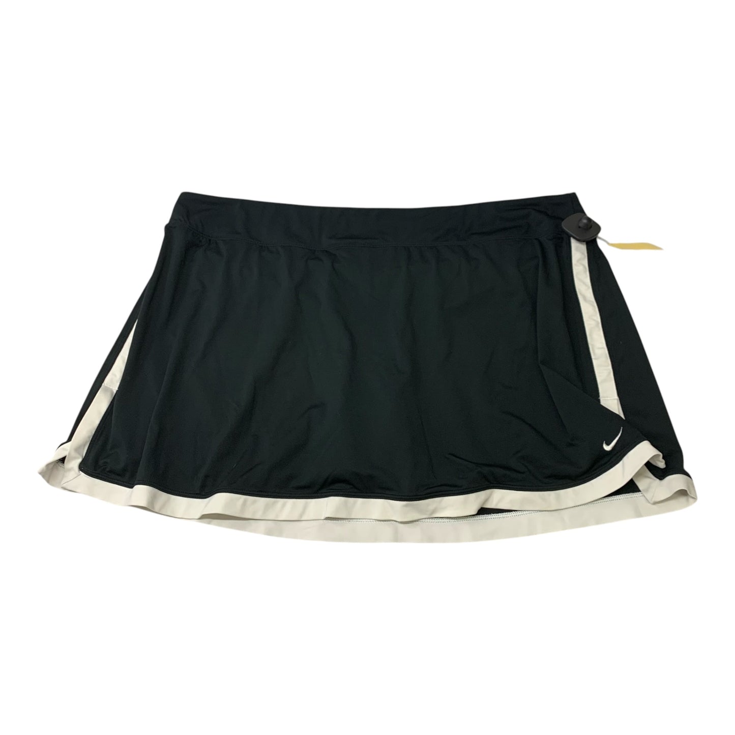 Athletic Skort By Nike Apparel In Black, Size: 2x