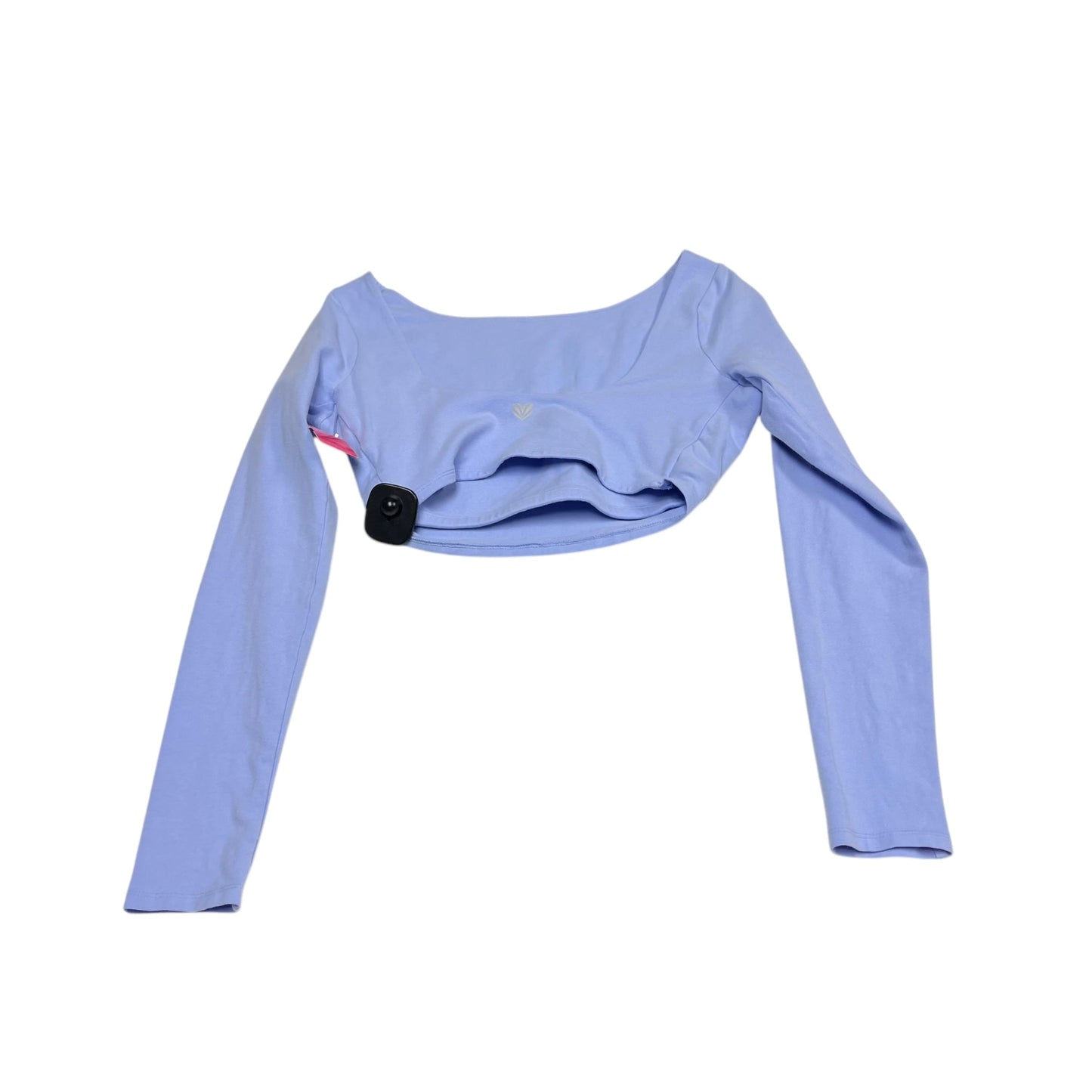 Athletic Top Long Sleeve Crewneck By Forever 21 In Blue, Size: M