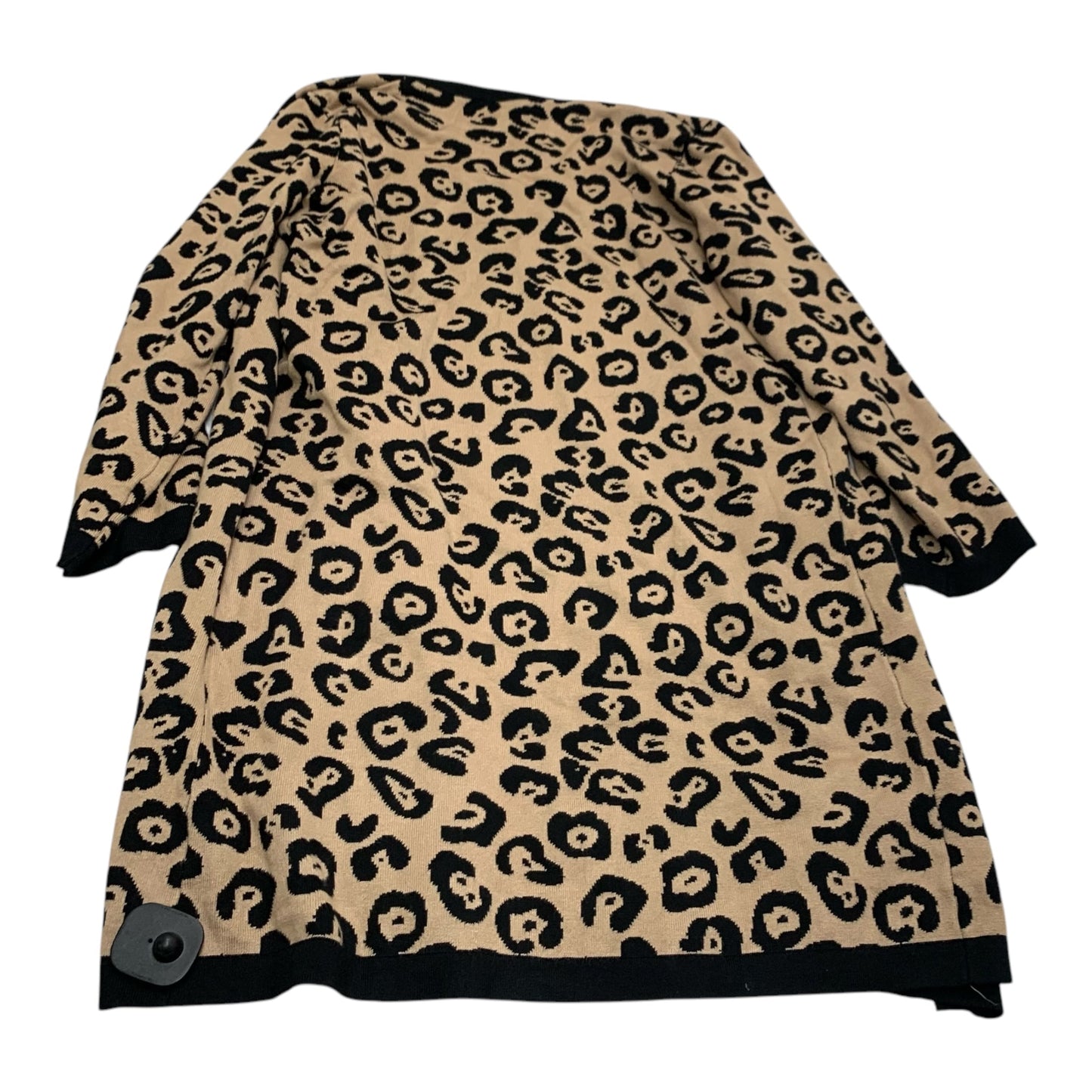 Sweater Cardigan By Limited In Animal Print, Size: S