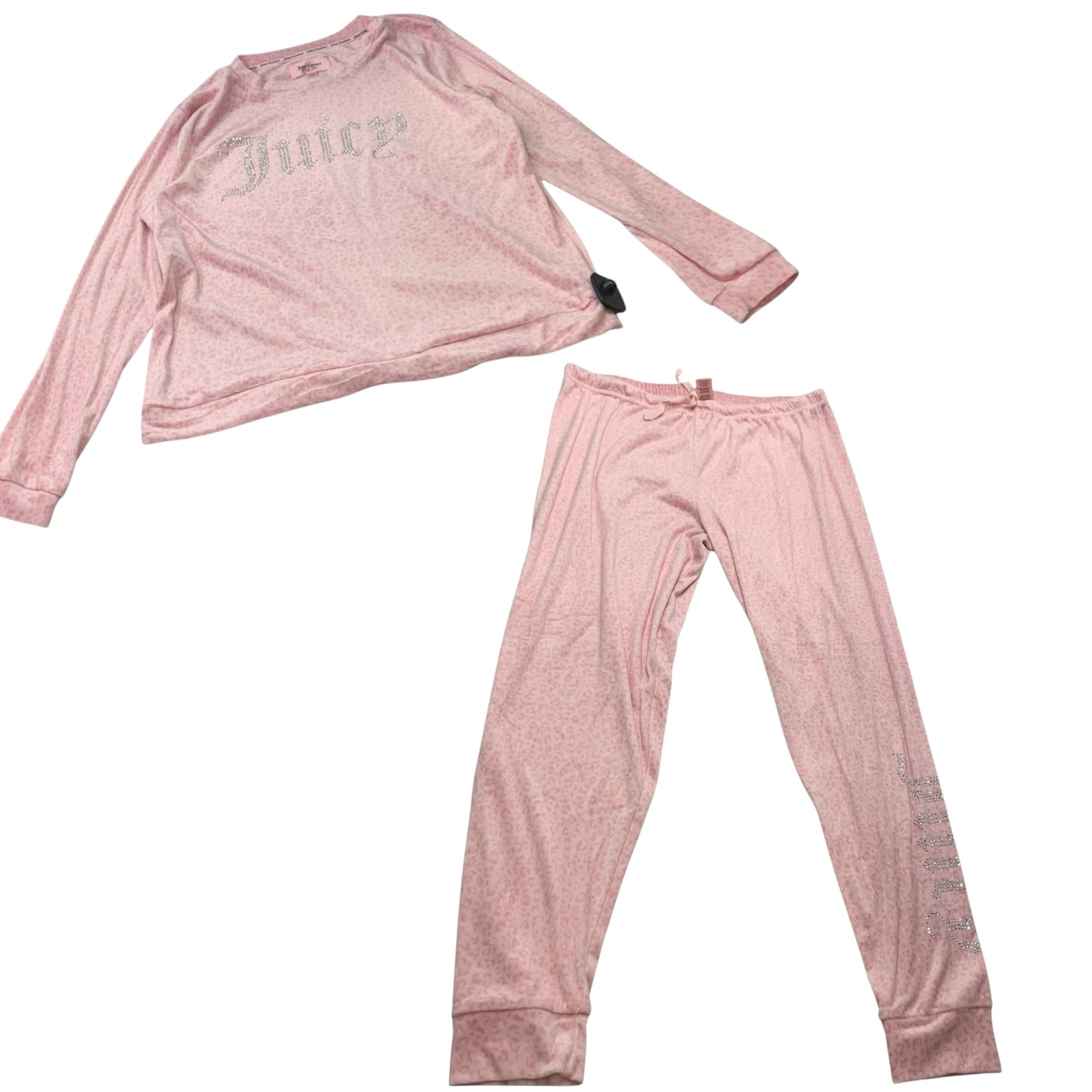 Lounge Set Pants By Juicy Couture In Pink, Size: L