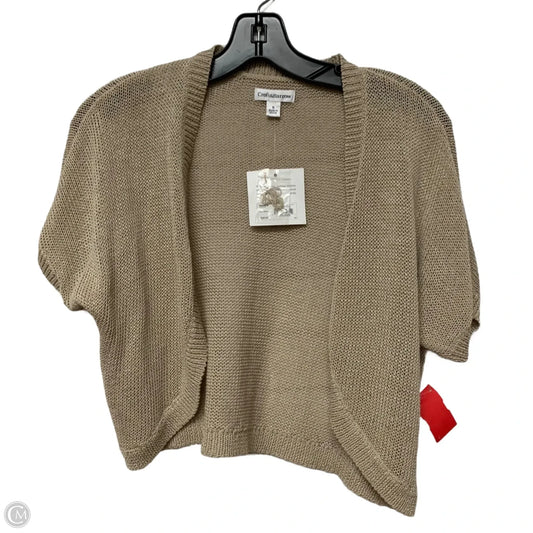 Bolero By Croft And Barrow In Tan, Size: S