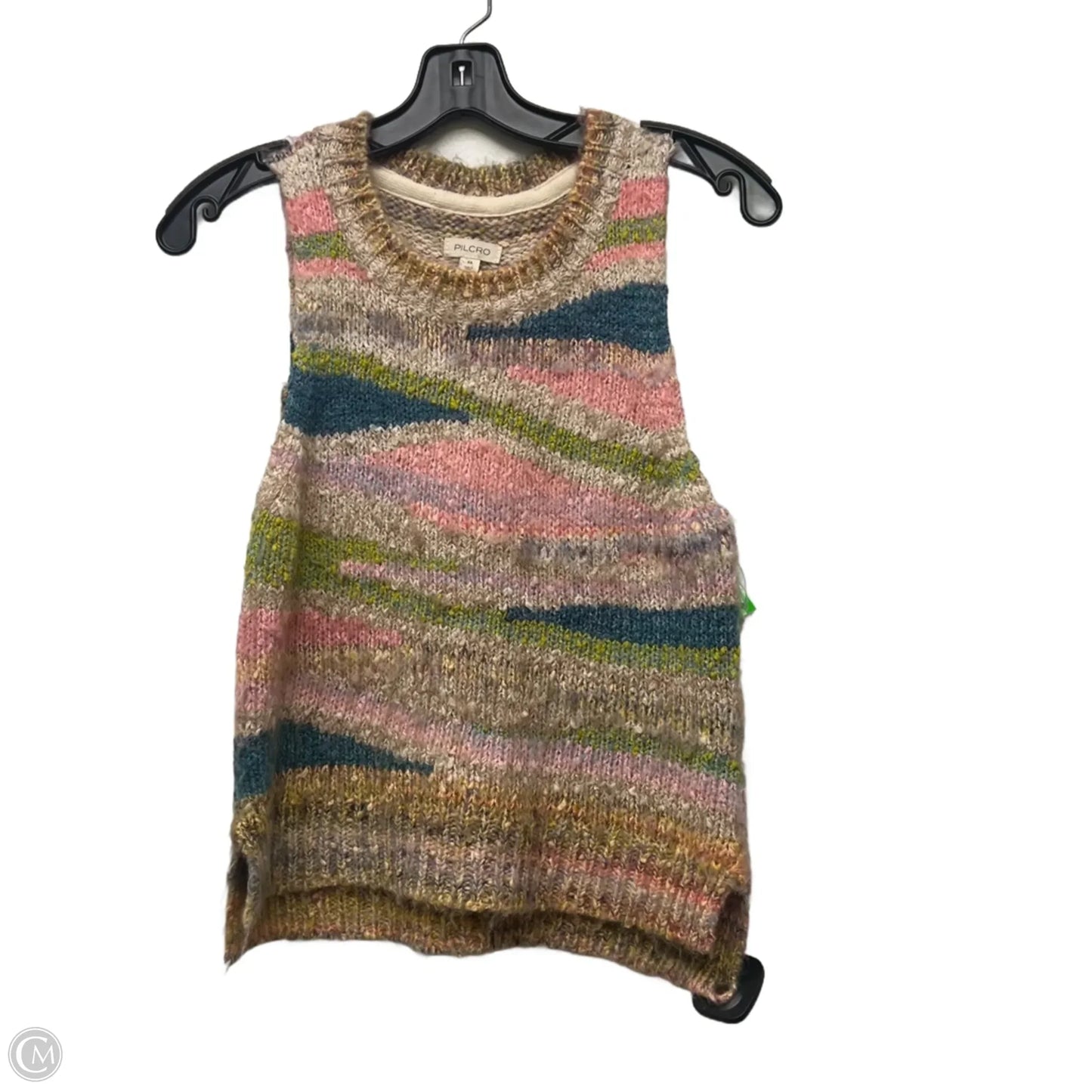 Vest Sweater By Pilcro In Multi-colored, Size: Xs