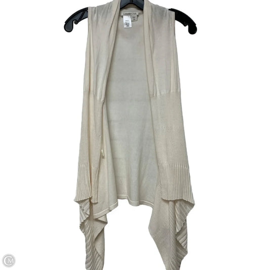 Vest Other By Coldwater Creek In Cream, Size: S