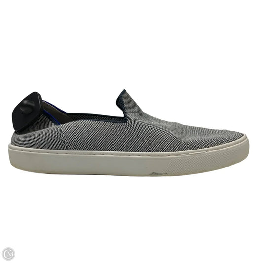 Shoes Flats By Rothys In Blue & White, Size: 10.5