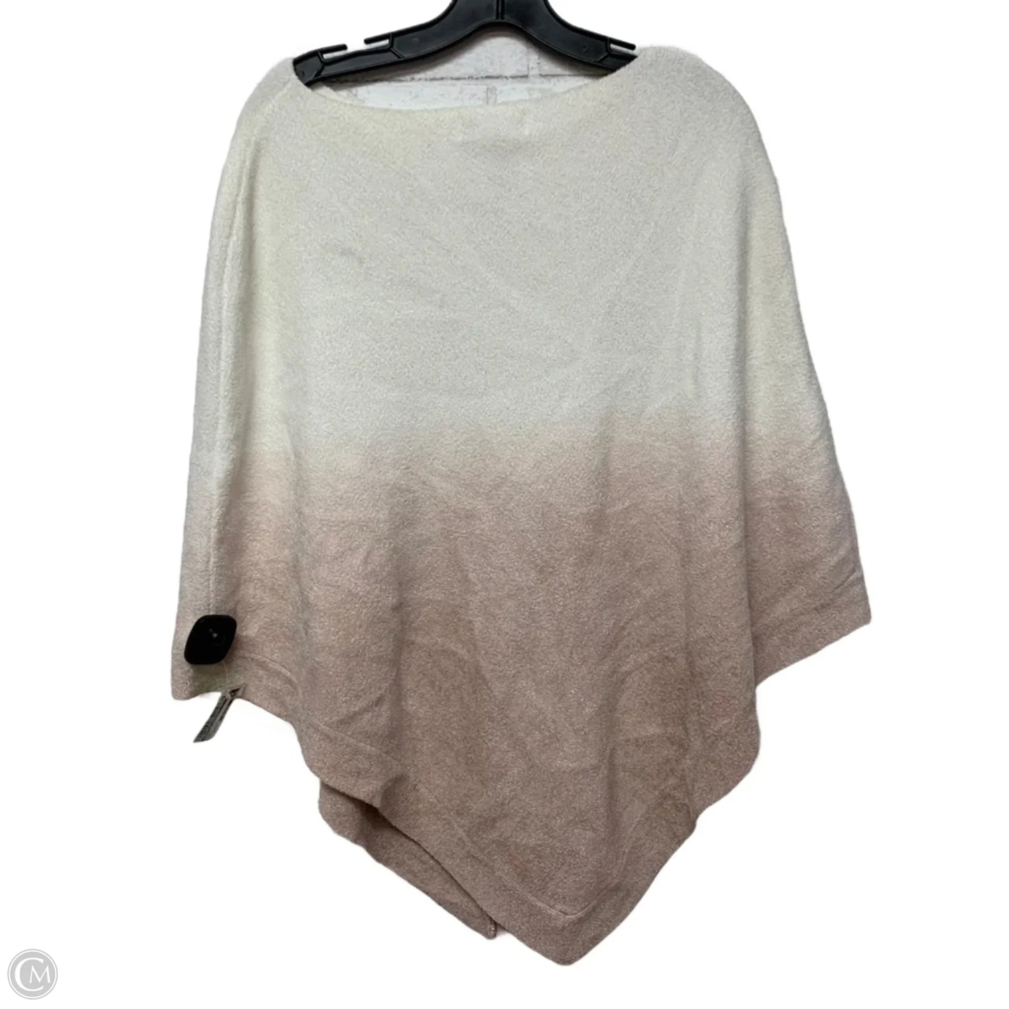 Poncho By Barefoot Dreams In Pink & White, Size: Osfm